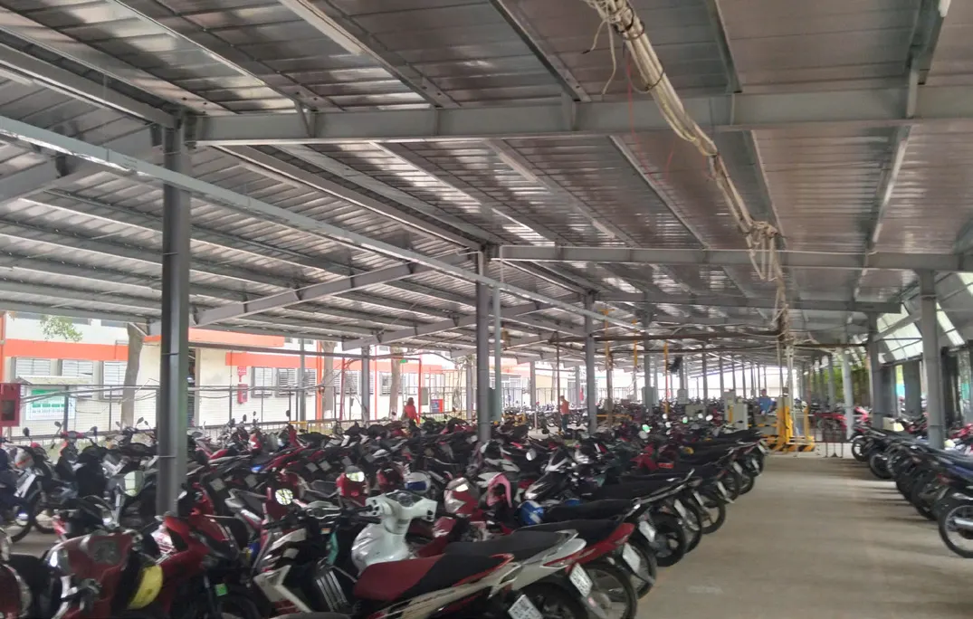 Factory parking shed — Ben Luc 3