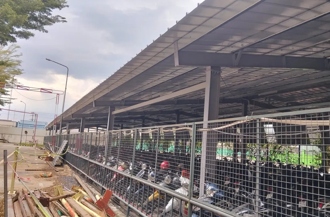 Factory parking shed — Ben Luc 5