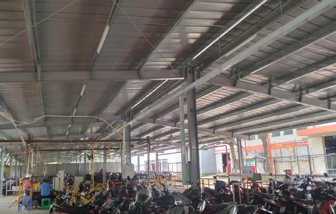 Factory parking shed — Ben Luc 7