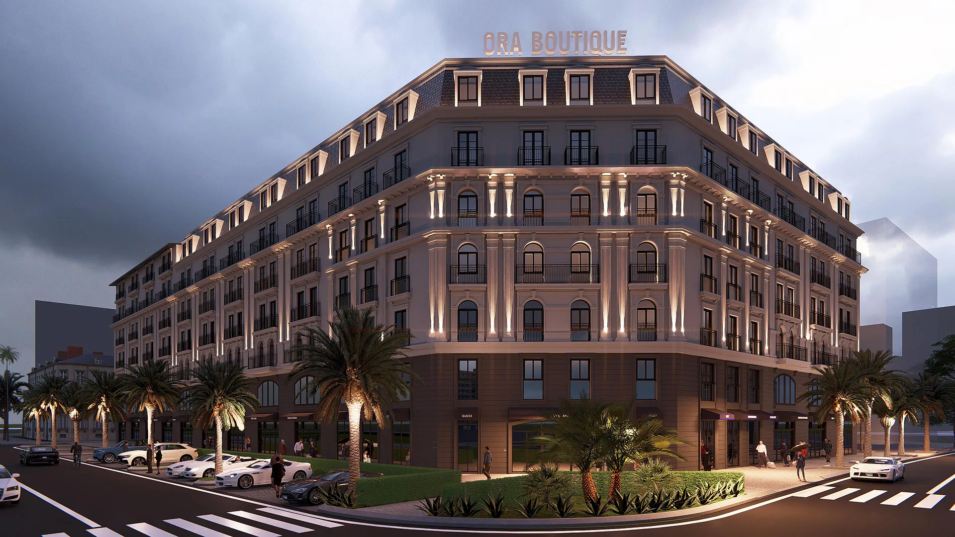 Boutique hotel, Phu Quoc — 3D rendering