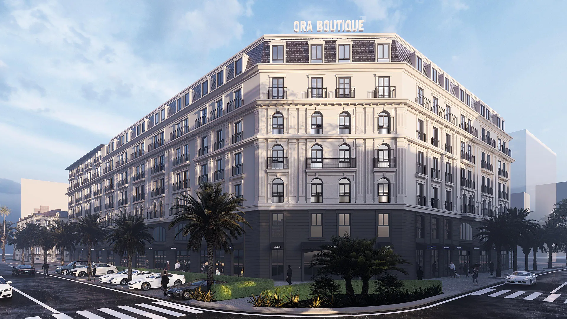 Boutique hotel, Phu Quoc — 3D rendering 2