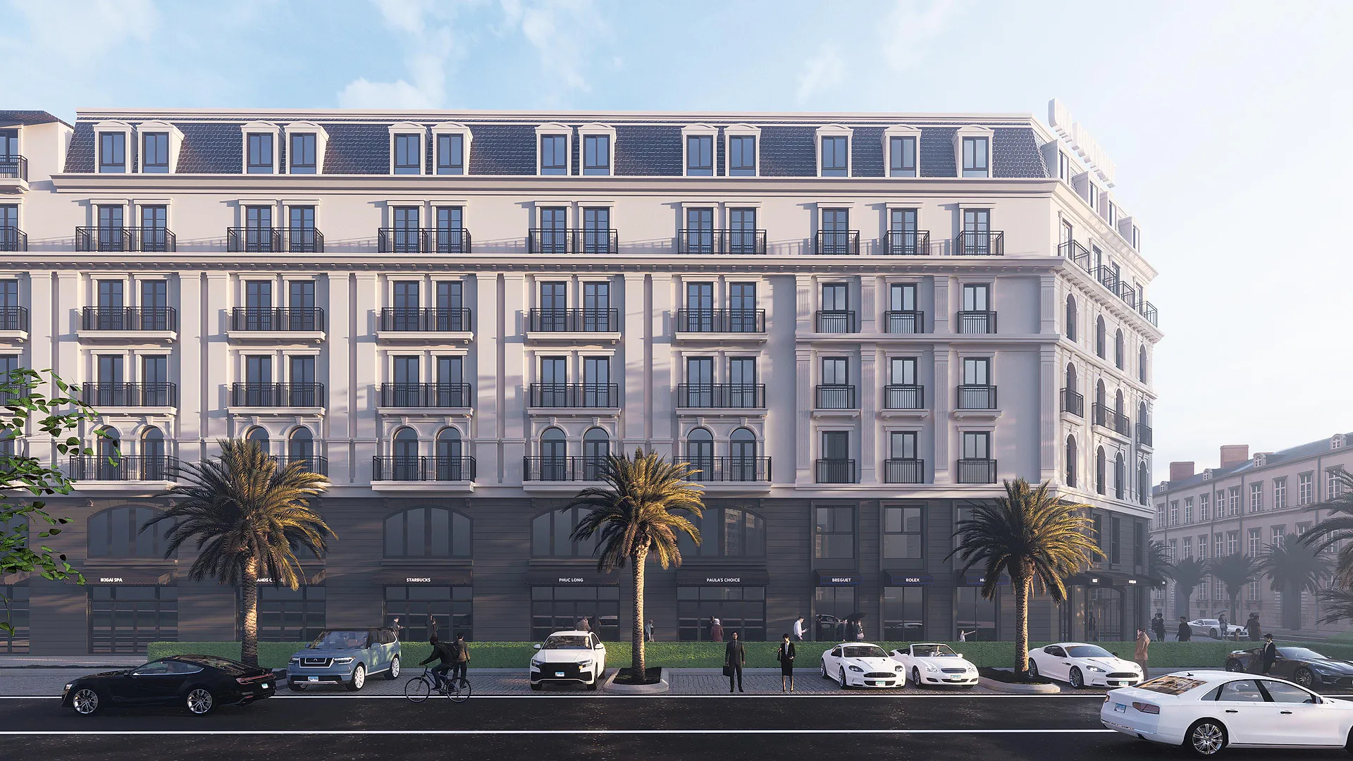 Boutique hotel, Phu Quoc — 3D rendering 3