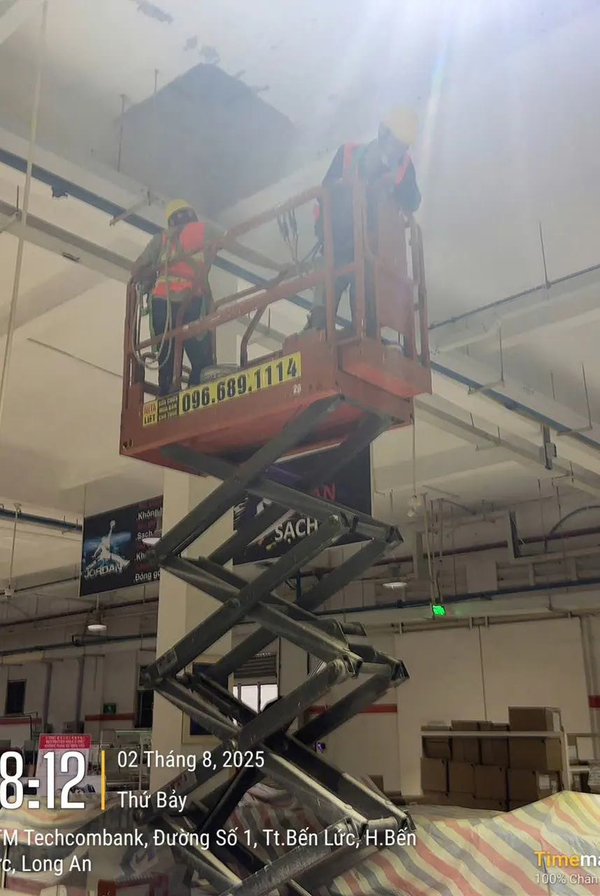Factory ceiling repair — Ben Luc 8