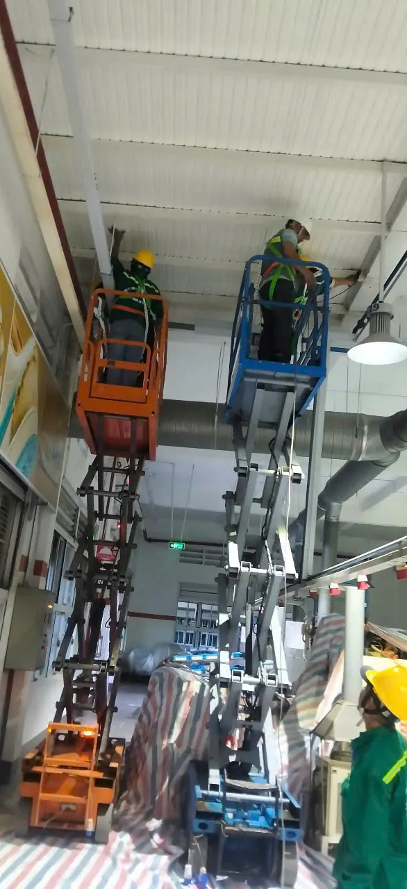 Factory ceiling repair — Ben Luc 12