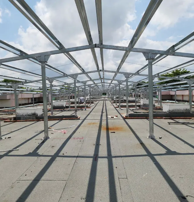 Cliplock re-roofing, 4 workshops — Ben Luc 16