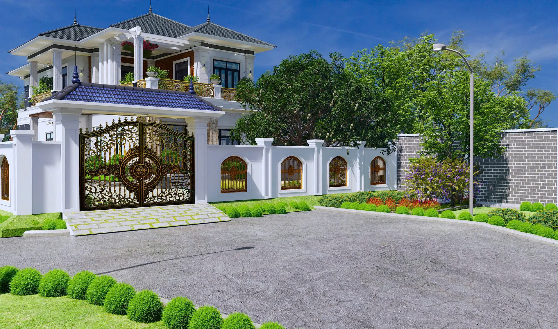 Neoclassical villa design