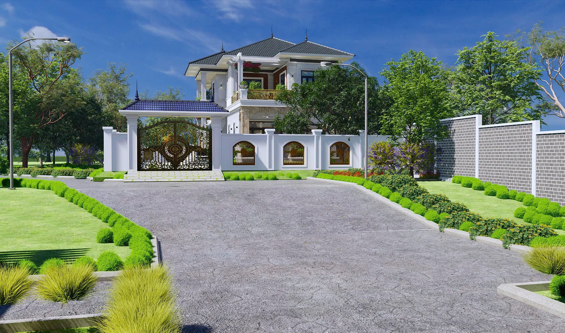 Neoclassical villa design 2