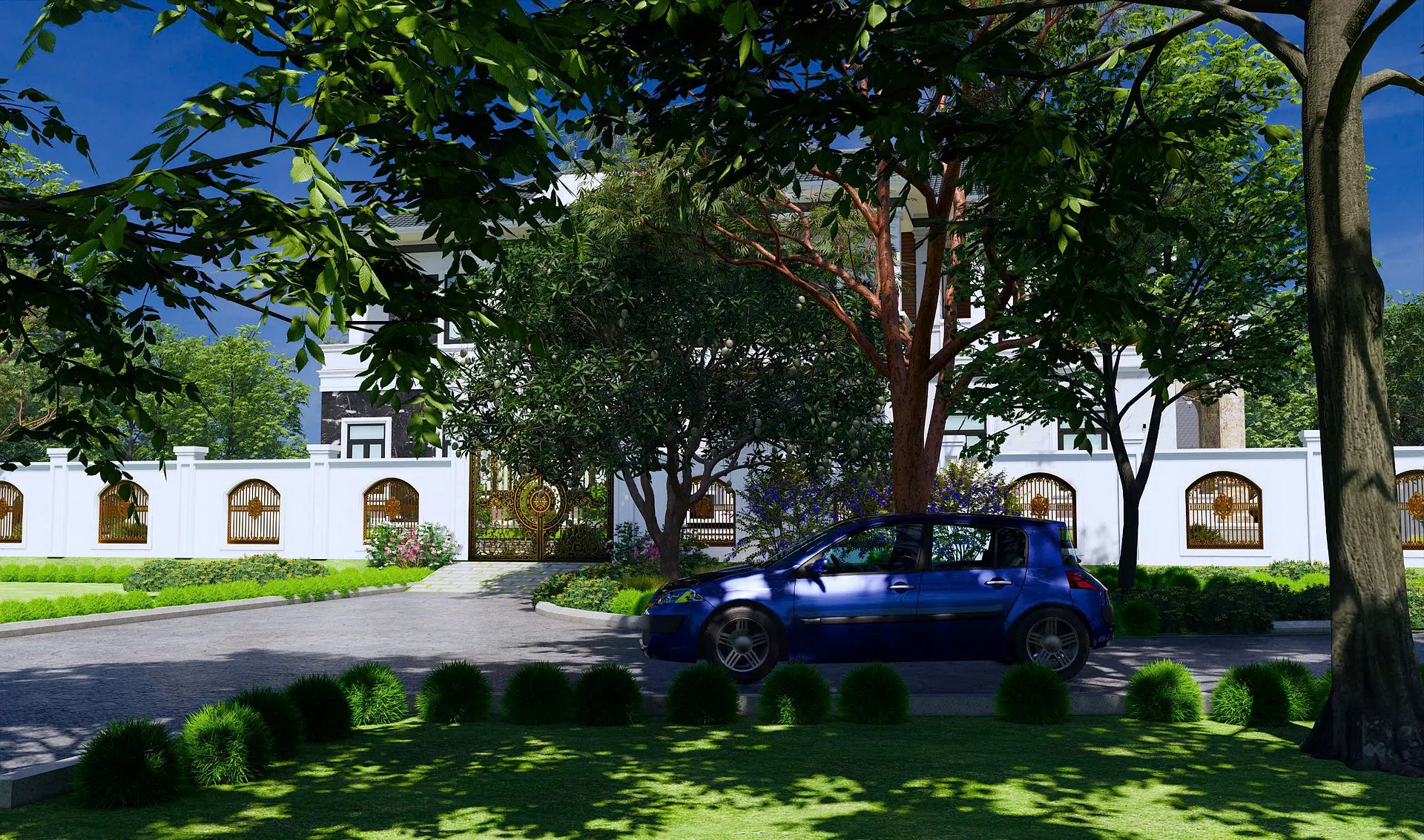 Neoclassical villa design 3