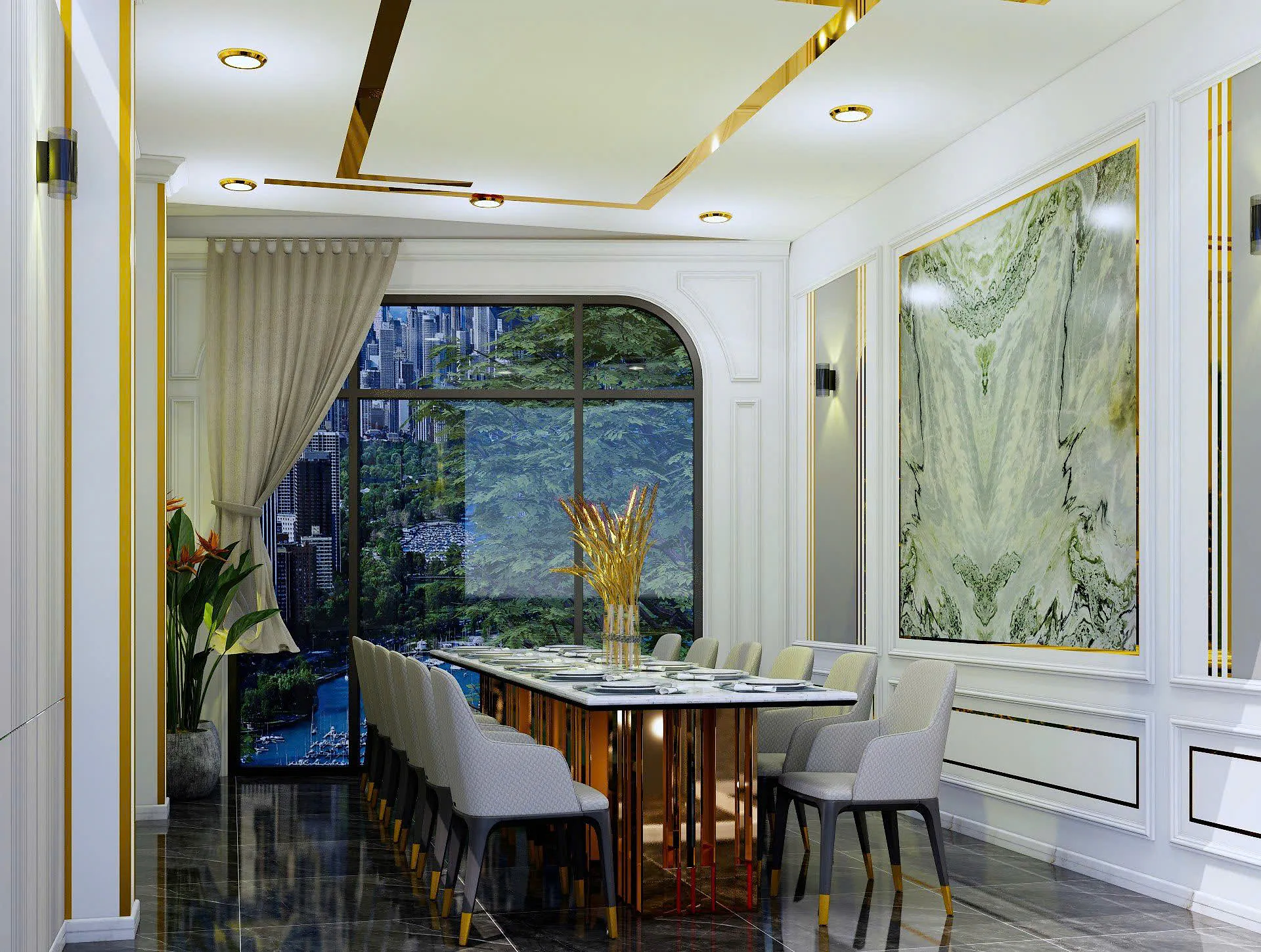 Neoclassical villa design 4