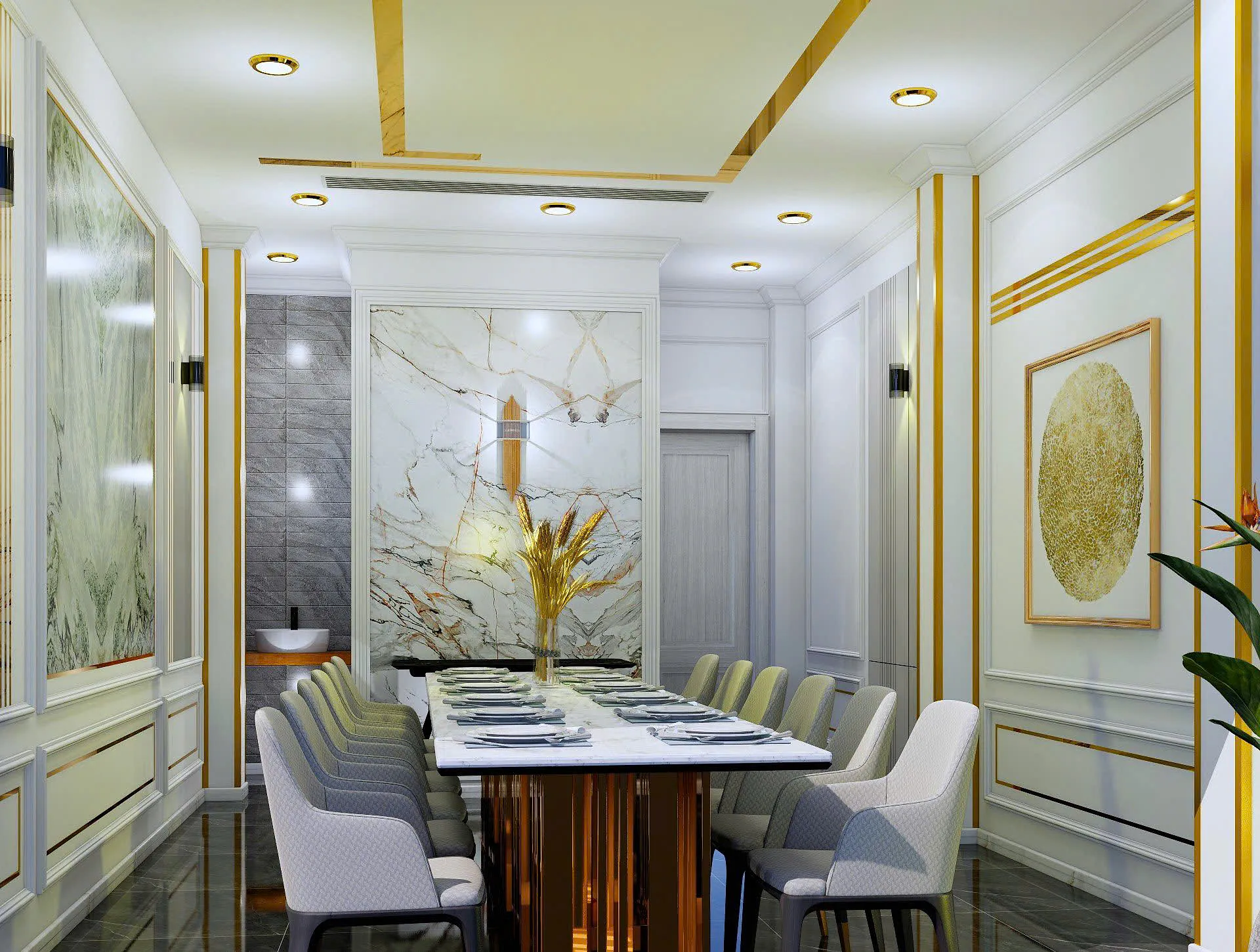 Neoclassical villa design 5