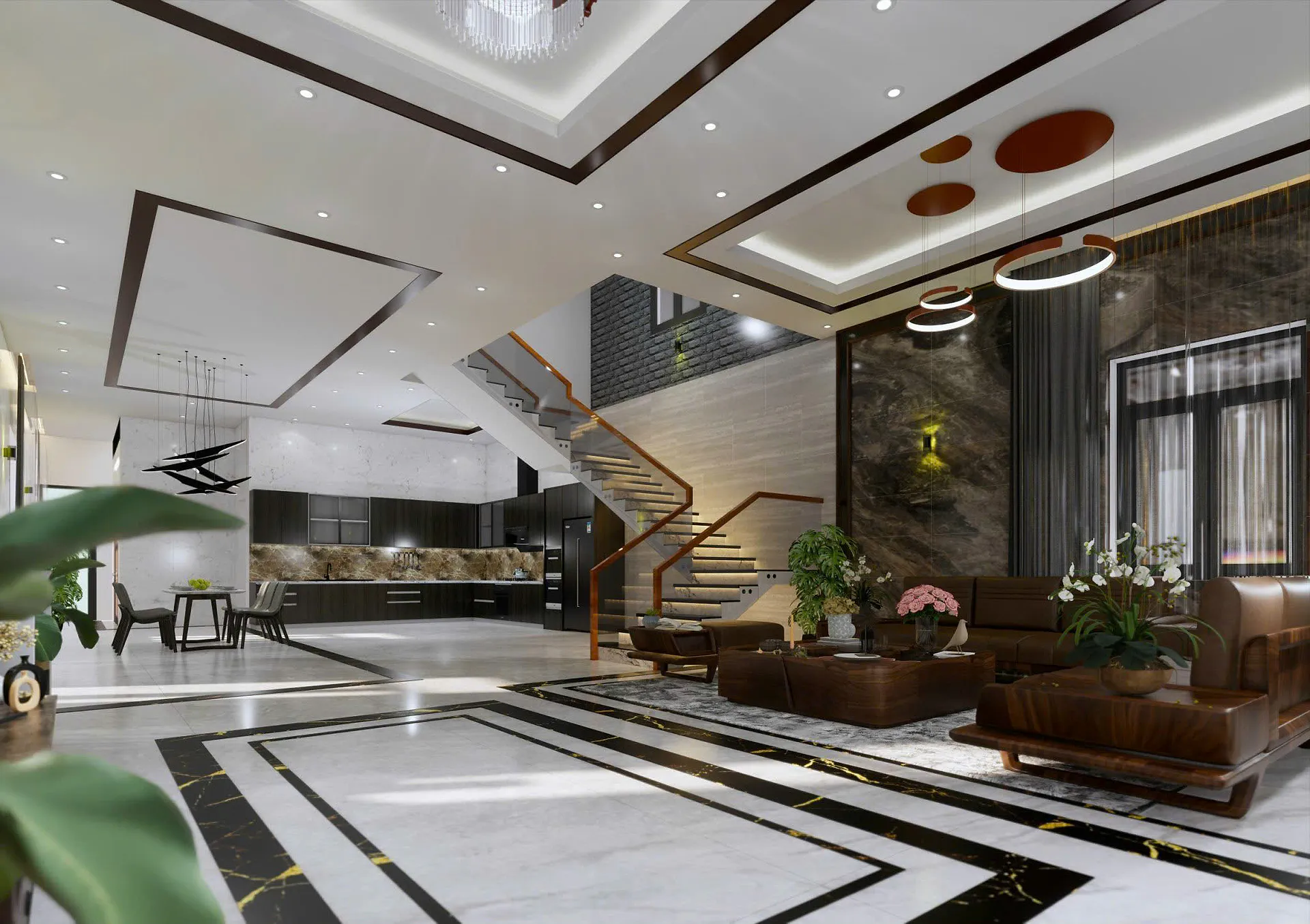 Contemporary villa interior design 2