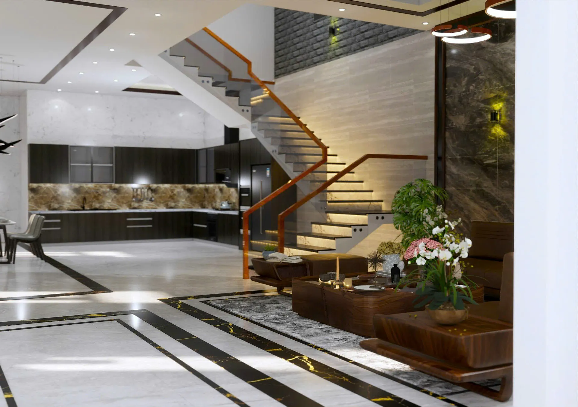 Contemporary villa interior design 3