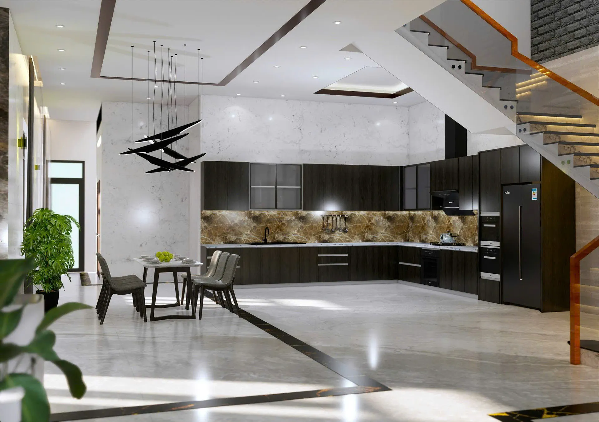 Contemporary villa interior design 4