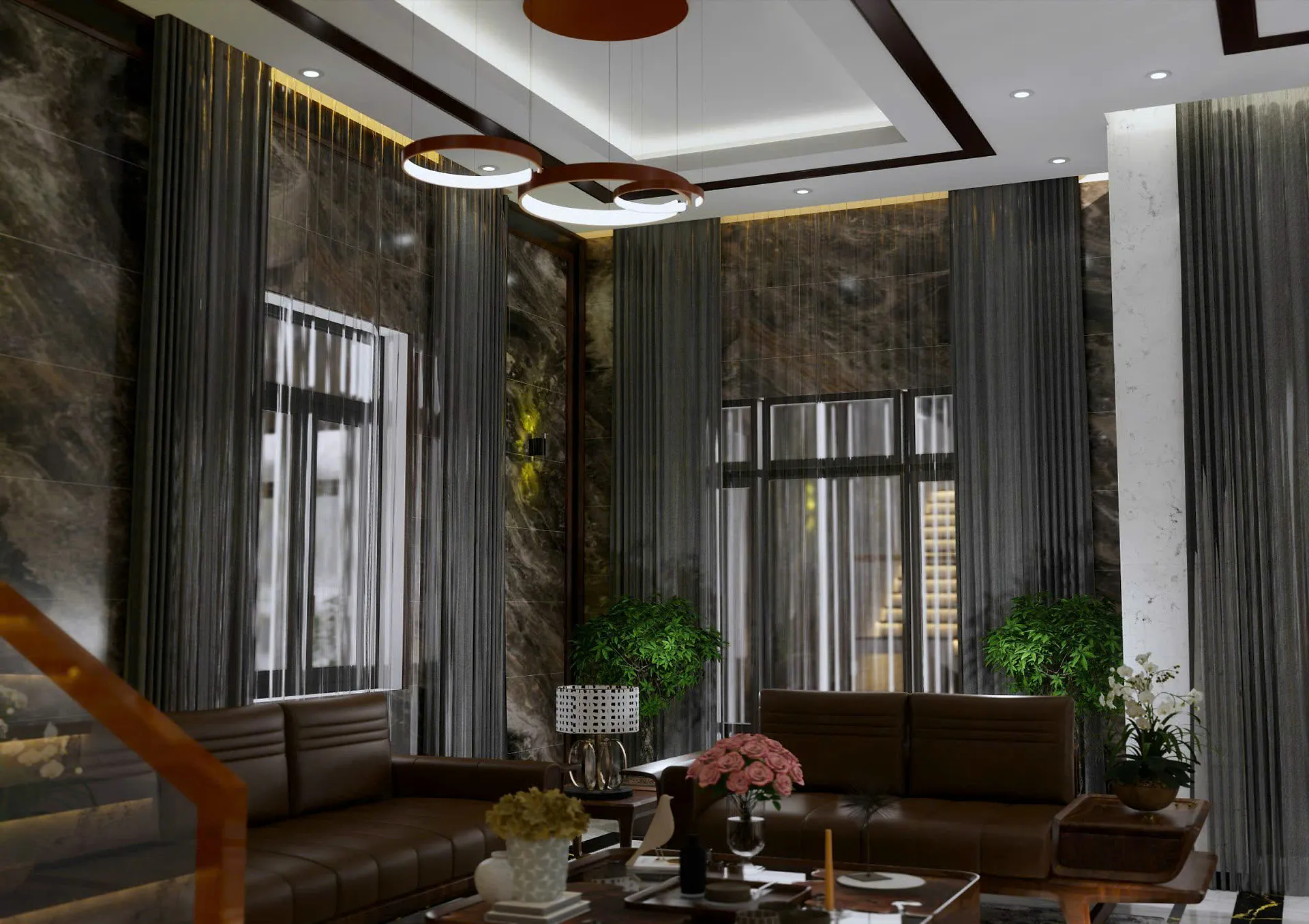 Contemporary villa interior design 5