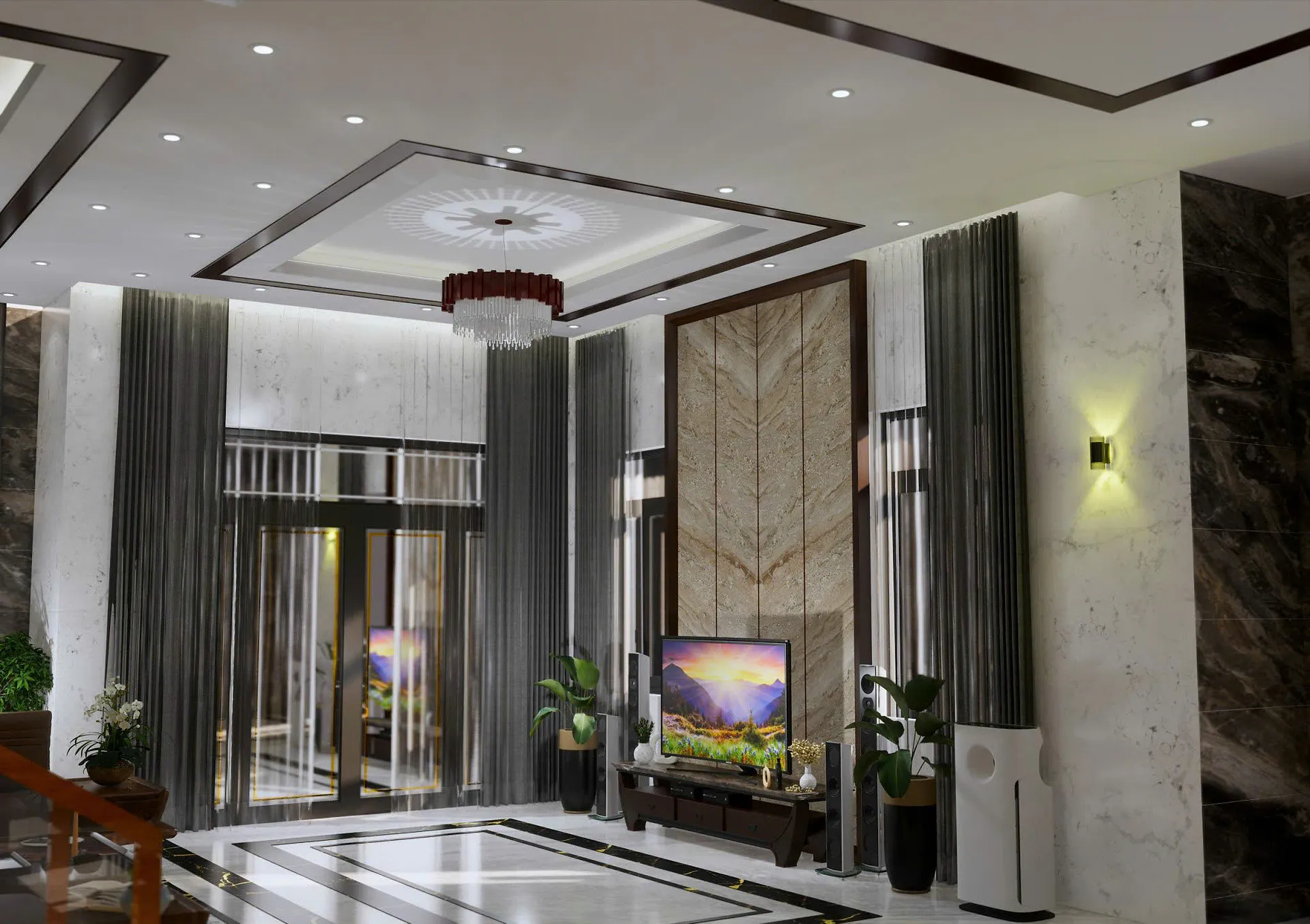 Contemporary villa interior design 7