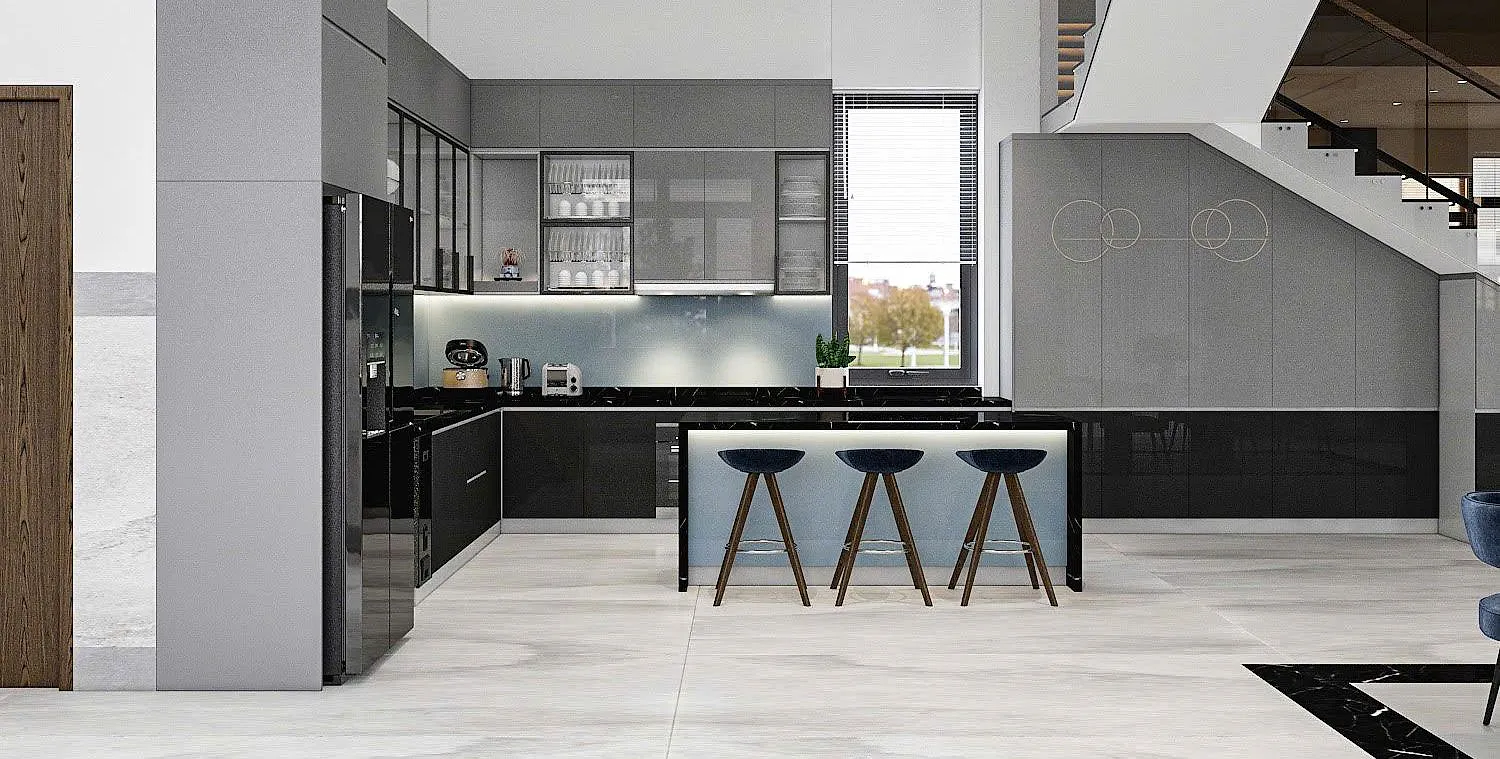 Townhouse interior design 6