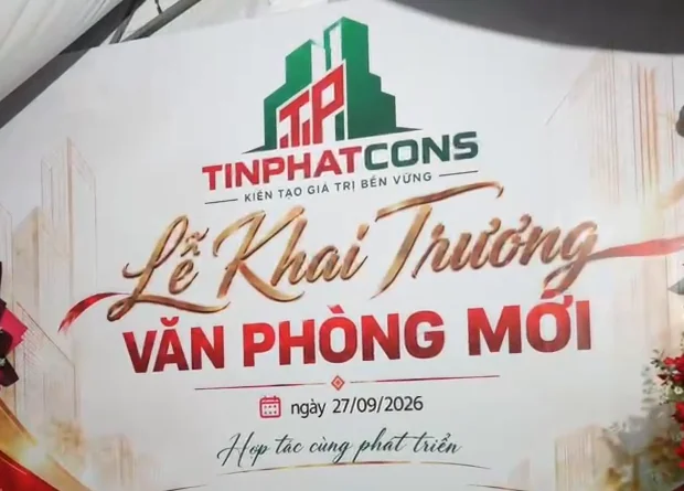 Tín Phát Cons khai trương văn phòng mới tại 326A Trường Chinh 3